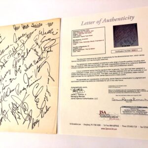 Hoja | Giants | Equipo 1968