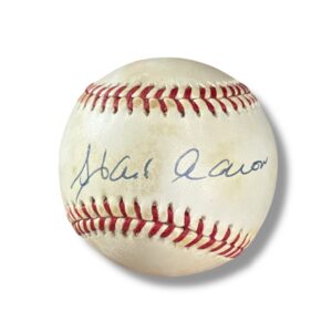 Pelota Baseball / Braves / Hank Aaron