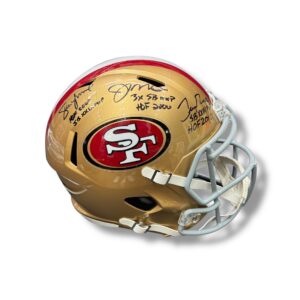 Casco Replica / 49ers Speed / Joe Montana, Jerry Rice, Steve Young (inscriptions)